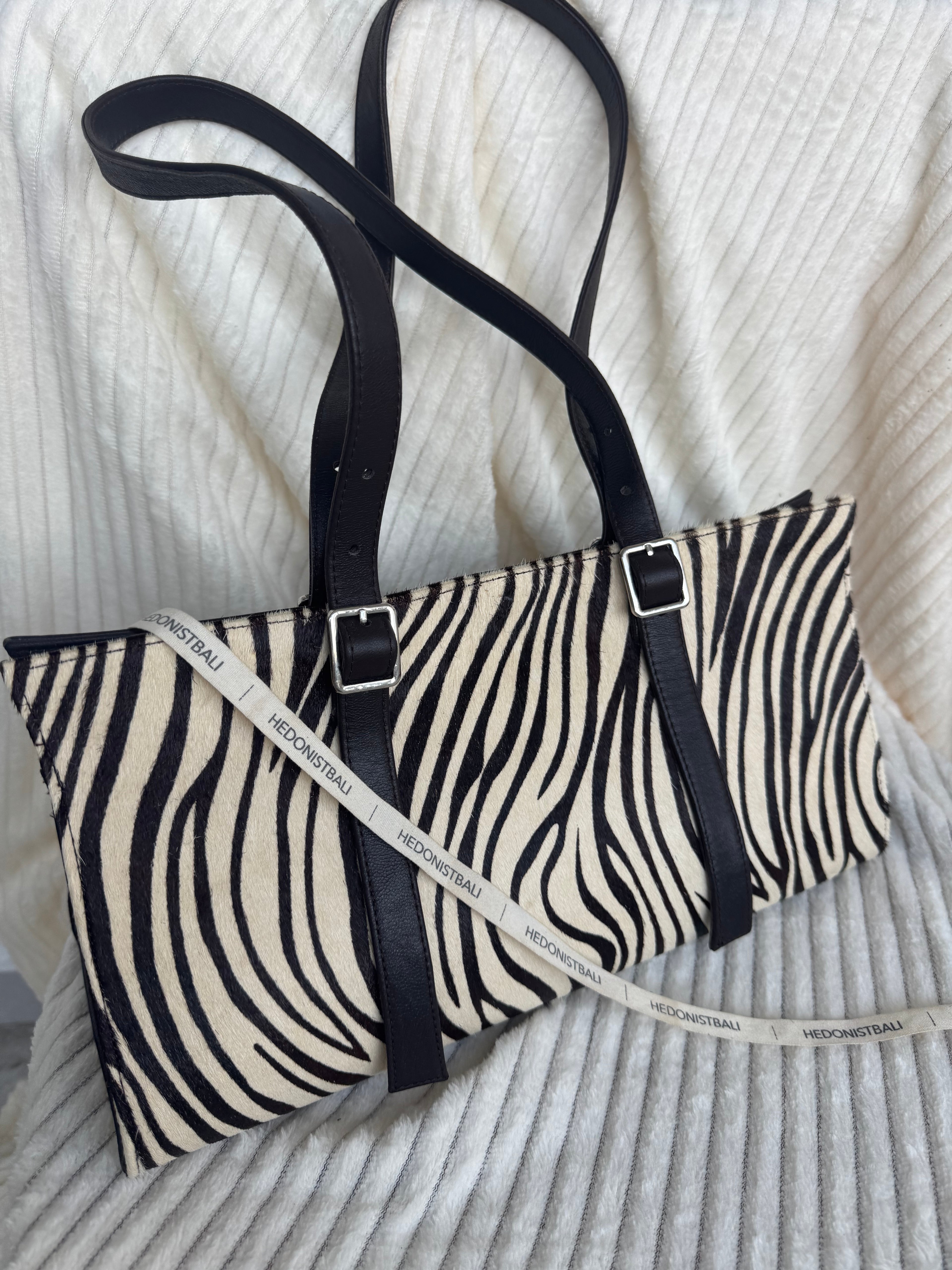 ZULU genuine cowhide and lamb leather bag