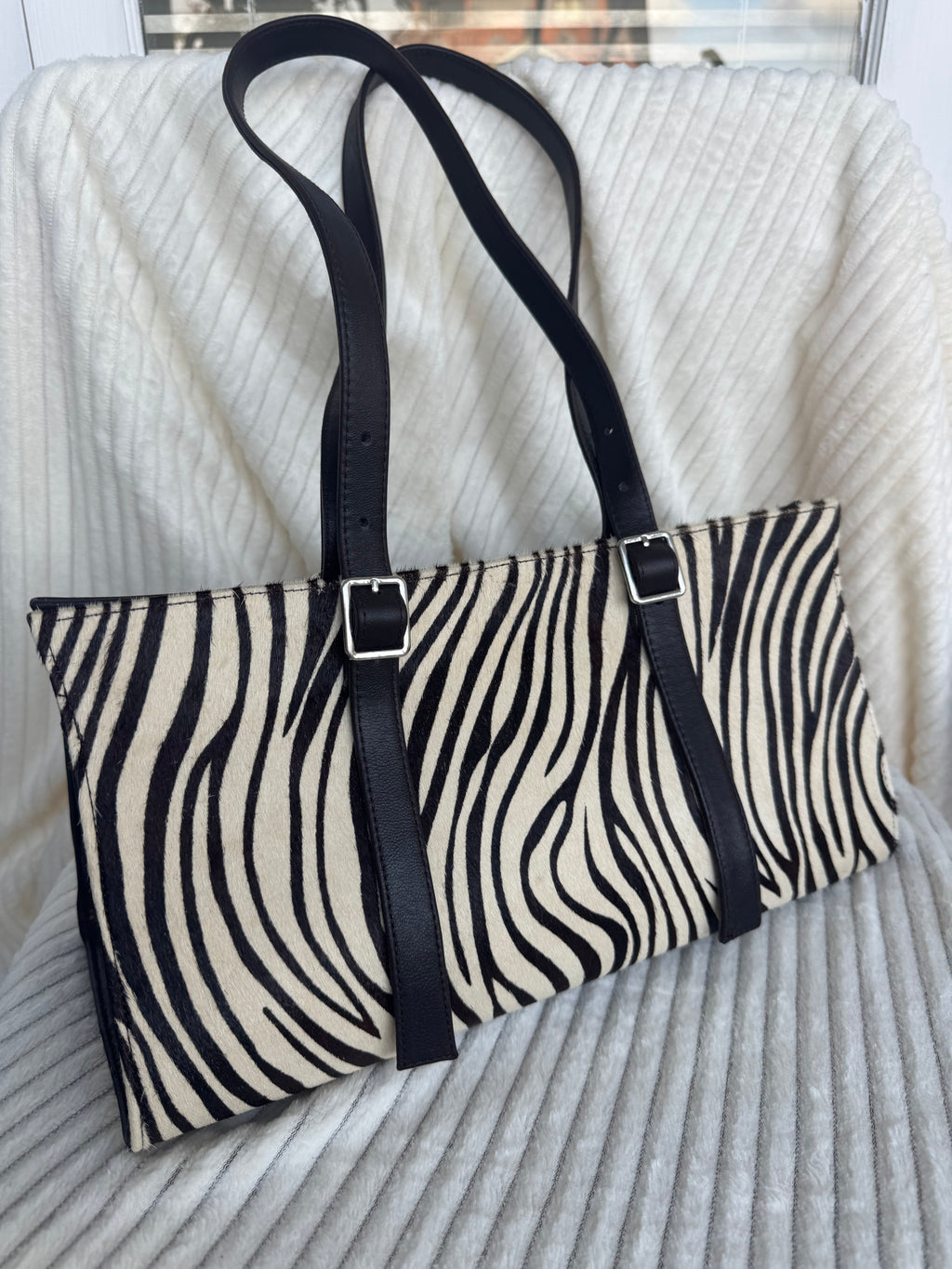 ZULU genuine cowhide and lamb leather bag
