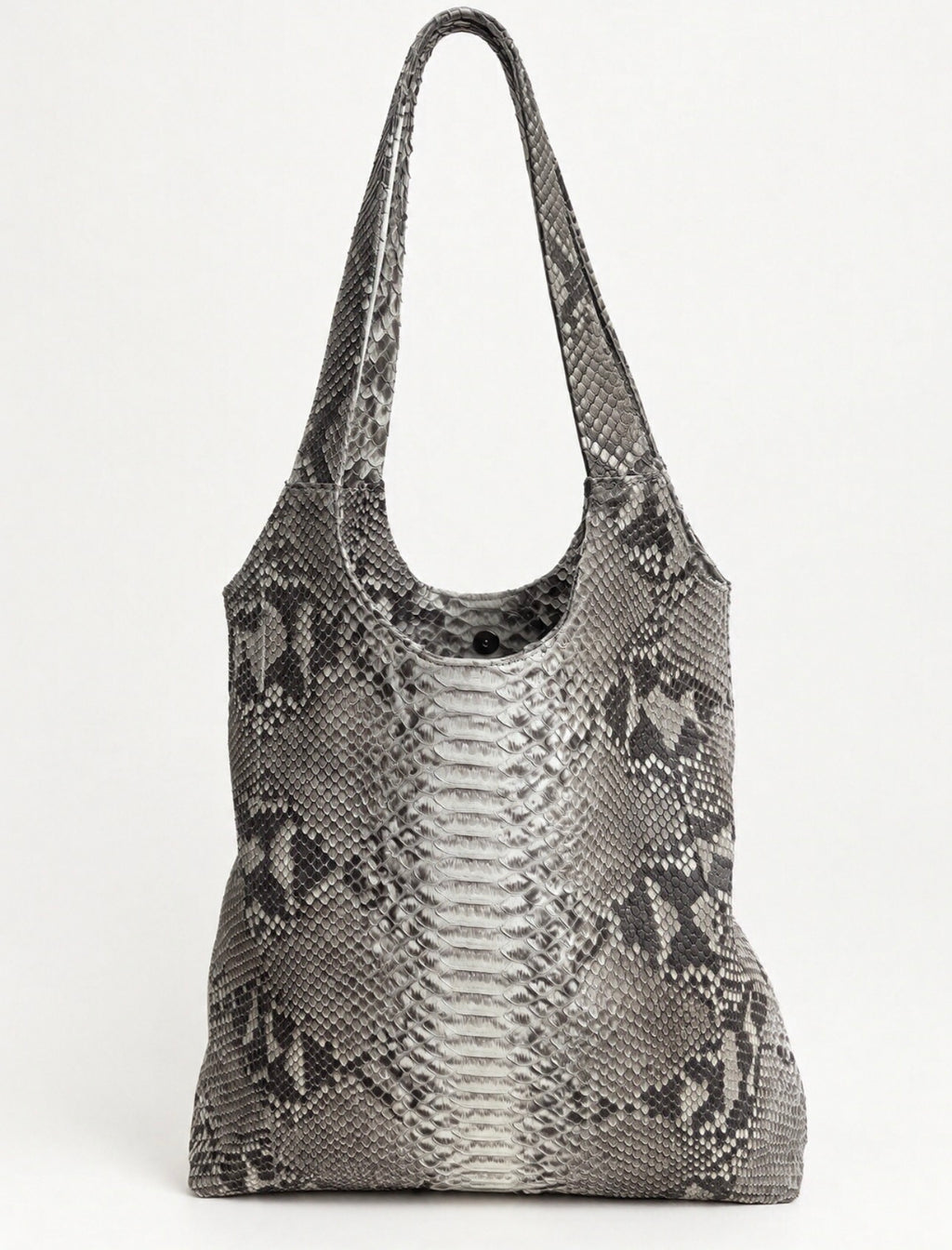 Genuine python skin tote bag with eco suede lining, HEDONISTBALI - photo 4