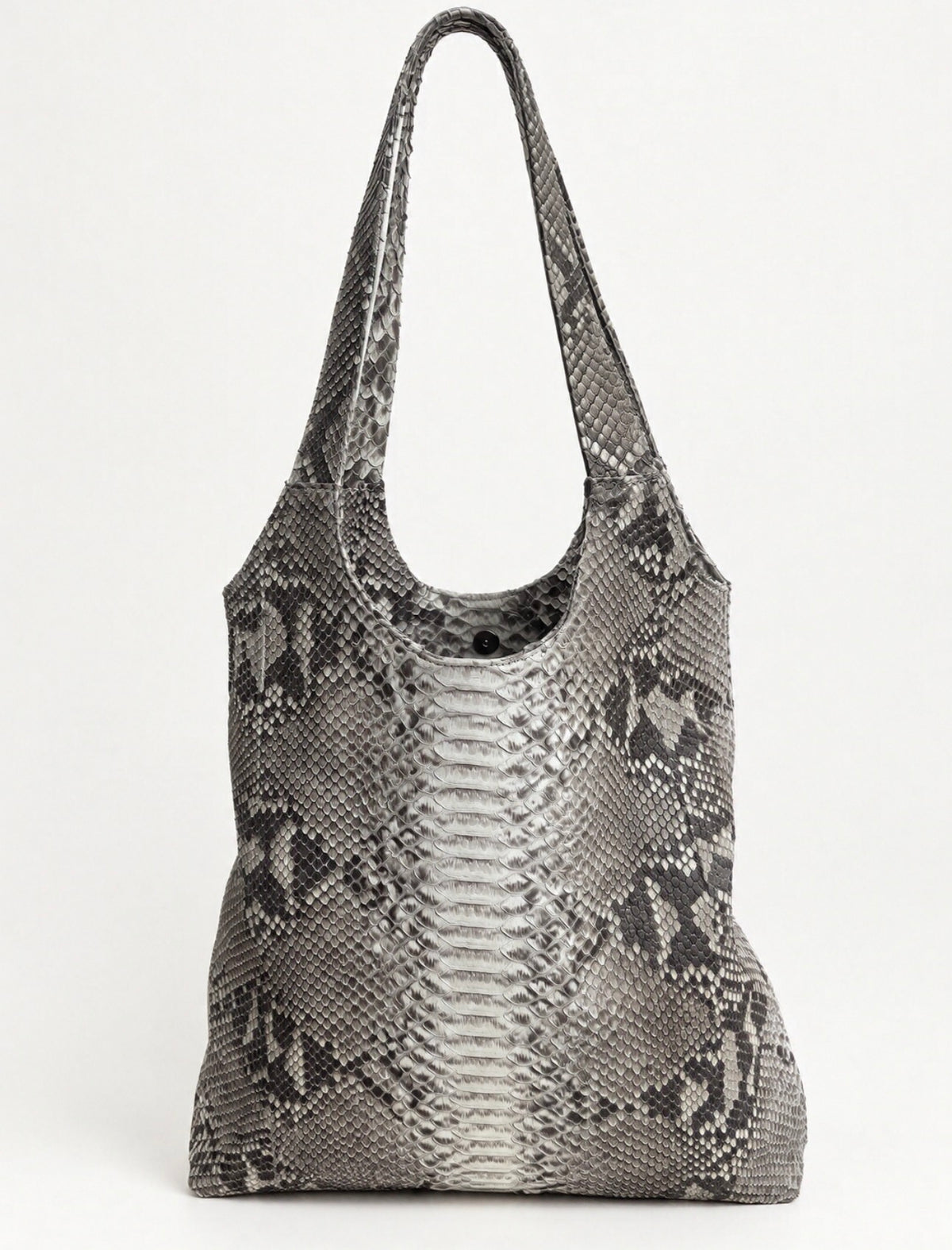 Genuine python skin tote bag with eco suede lining, HEDONISTBALI - photo 4