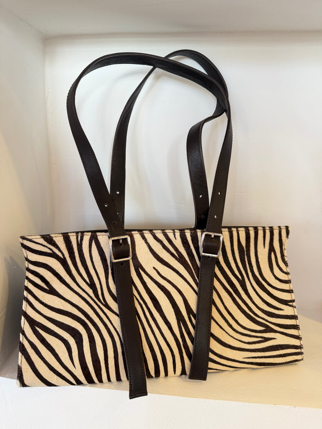 ZULU genuine cowhide and lamb leather bag