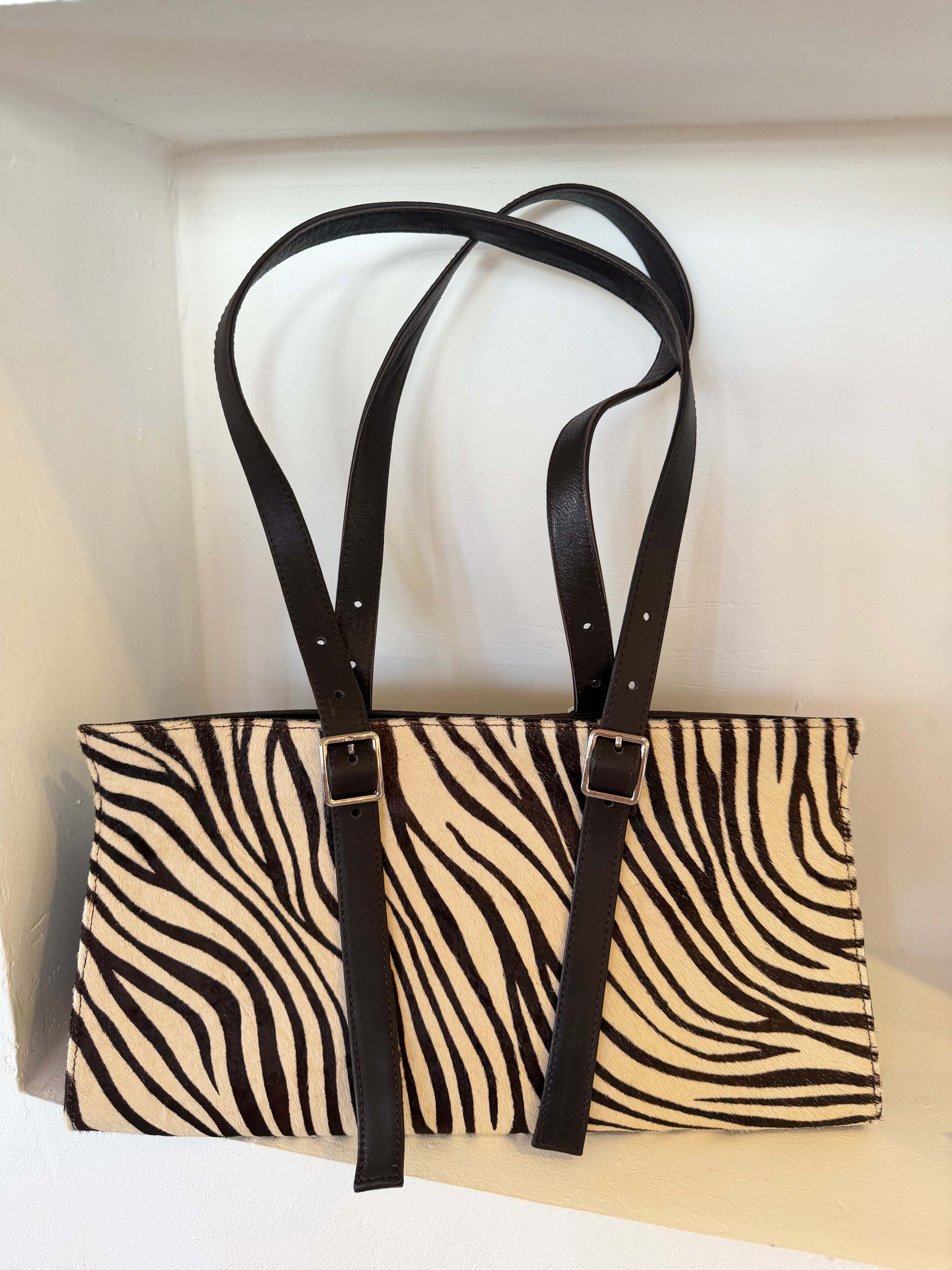 ZULU genuine cowhide and lamb leather bag