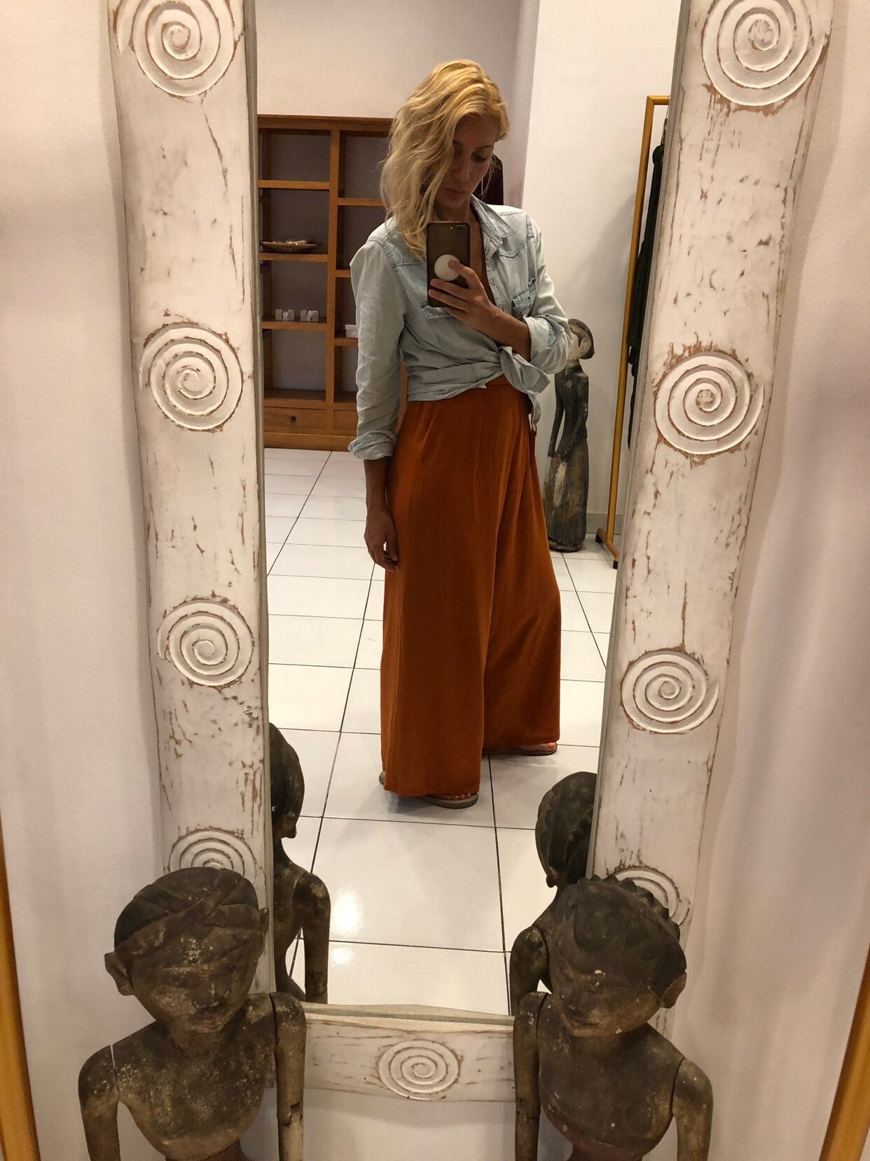 Jumpsuit Women Summer Terracota Orange Classy Outfit