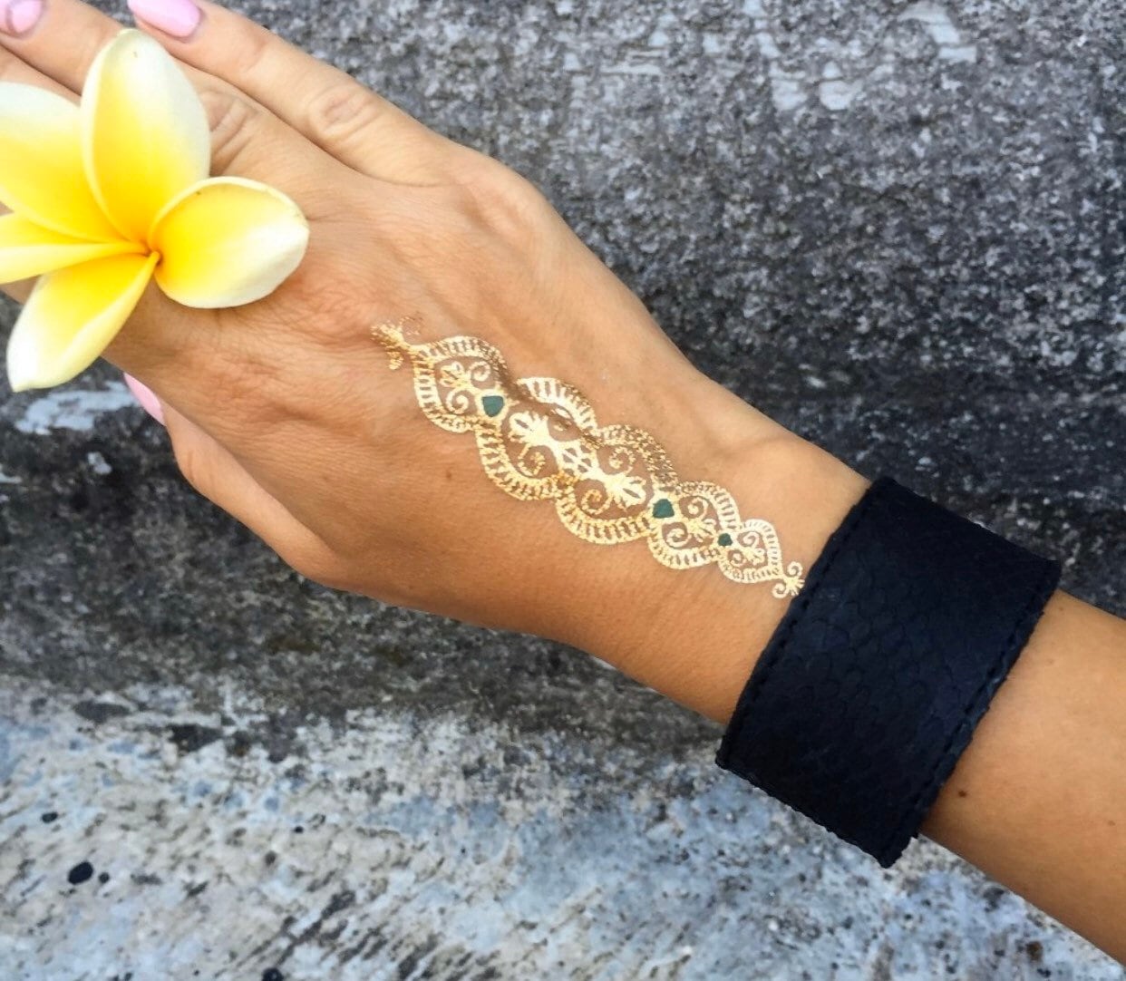 READY TO SHIP Black genuine Python Skin Bracelet| Grunge  Bracelet | Exotic Wide wide Leather Bracelet | Women Jewerly | Snake Skin Bracelet