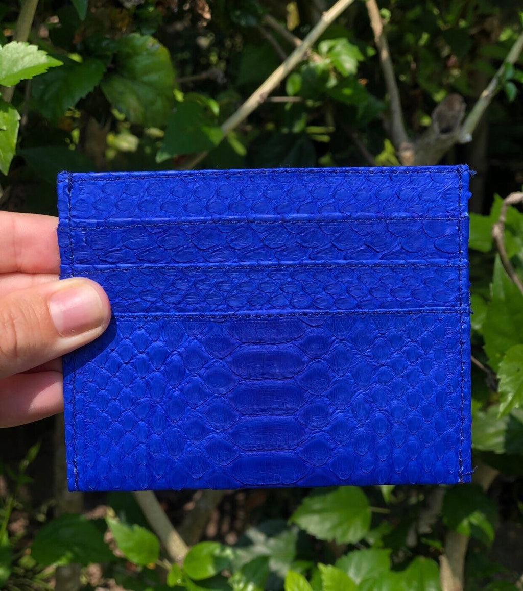 Genuine Python Skin Business Card Holder