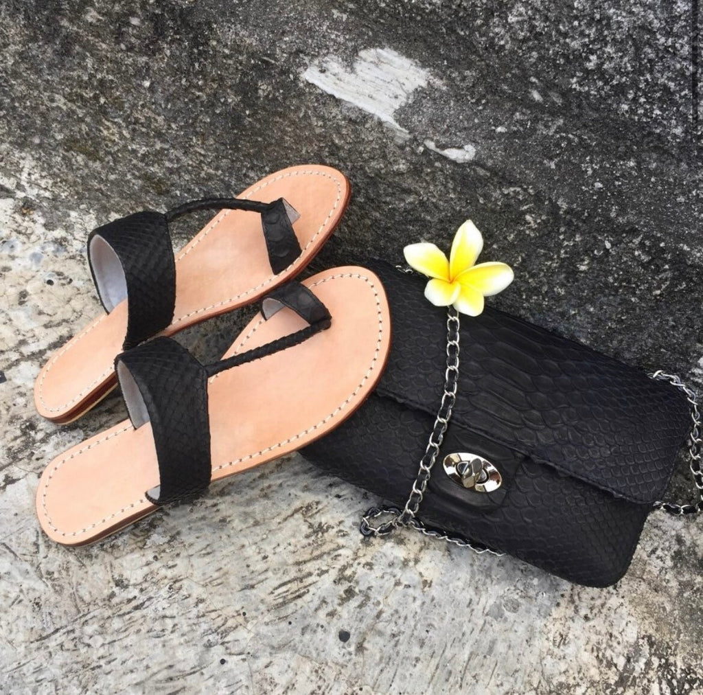Python Skin Sandal