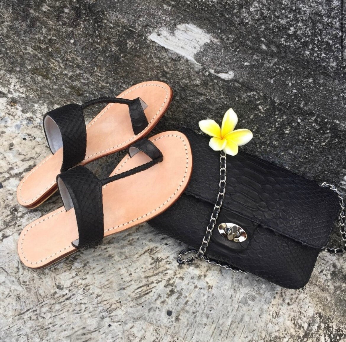 Python Skin Sandal