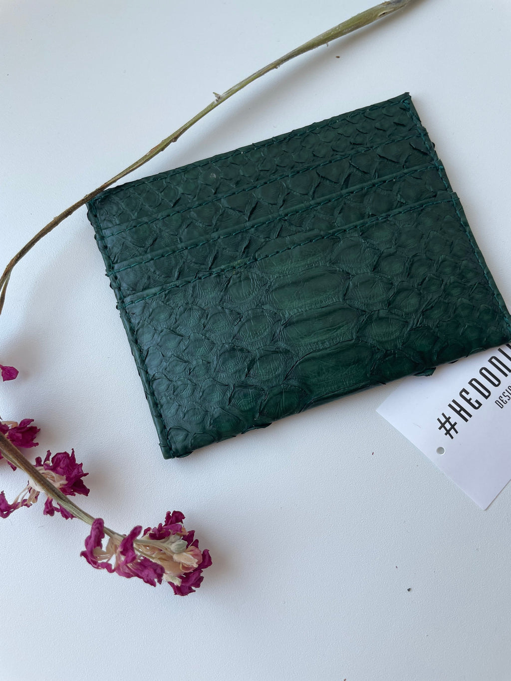 Genuine python skin creditcards holder