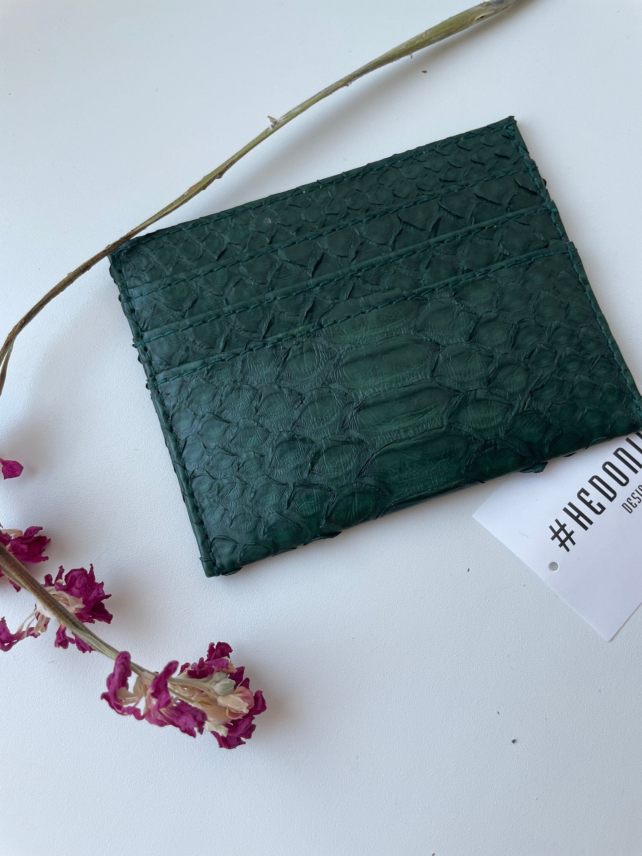 Genuine python skin creditcards holder