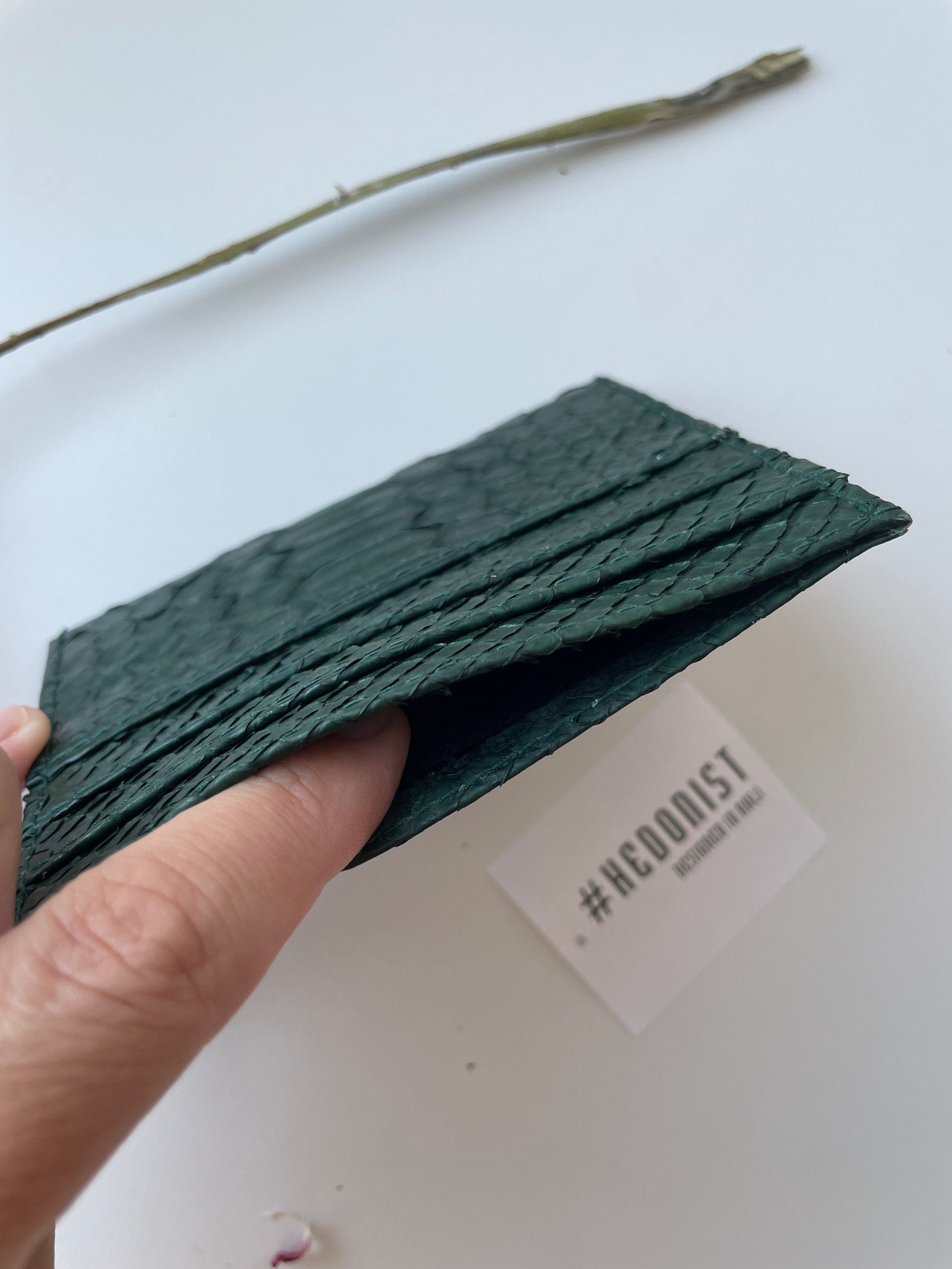 Genuine python skin creditcards holder