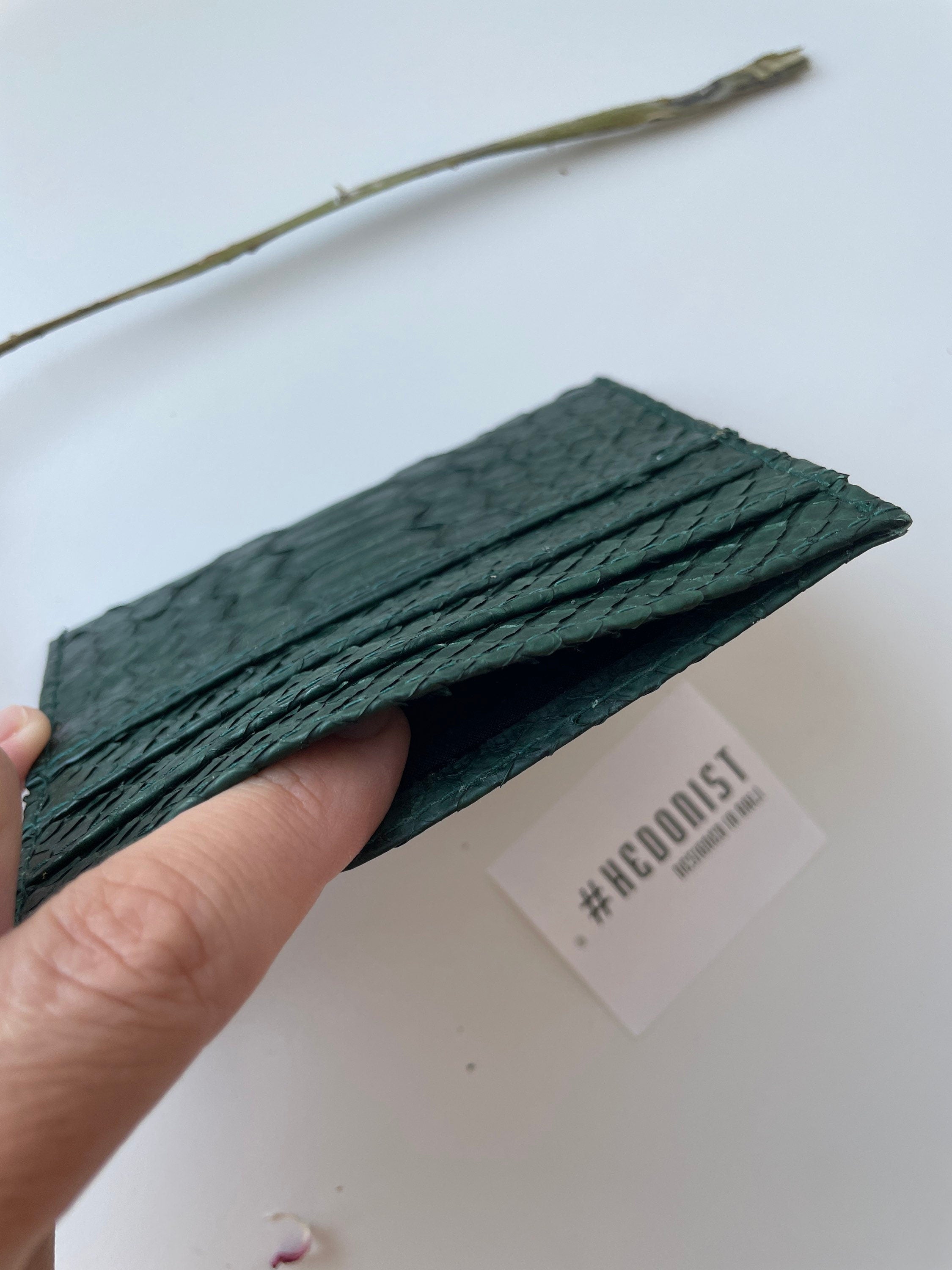 READY TO SHIP Genuine python skin creditcards holder