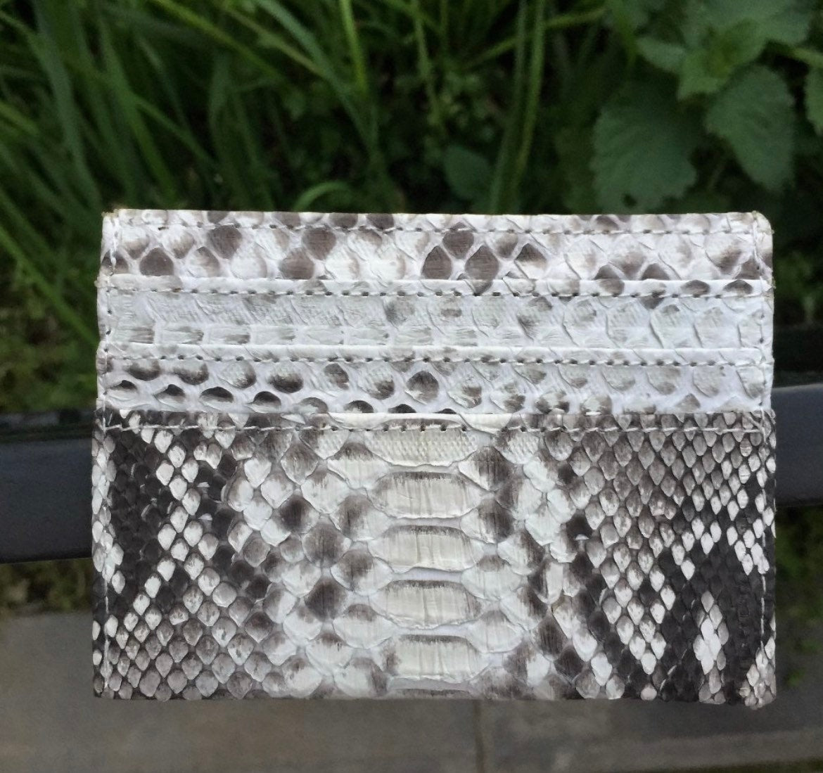 Genuine python skin creditcards holder