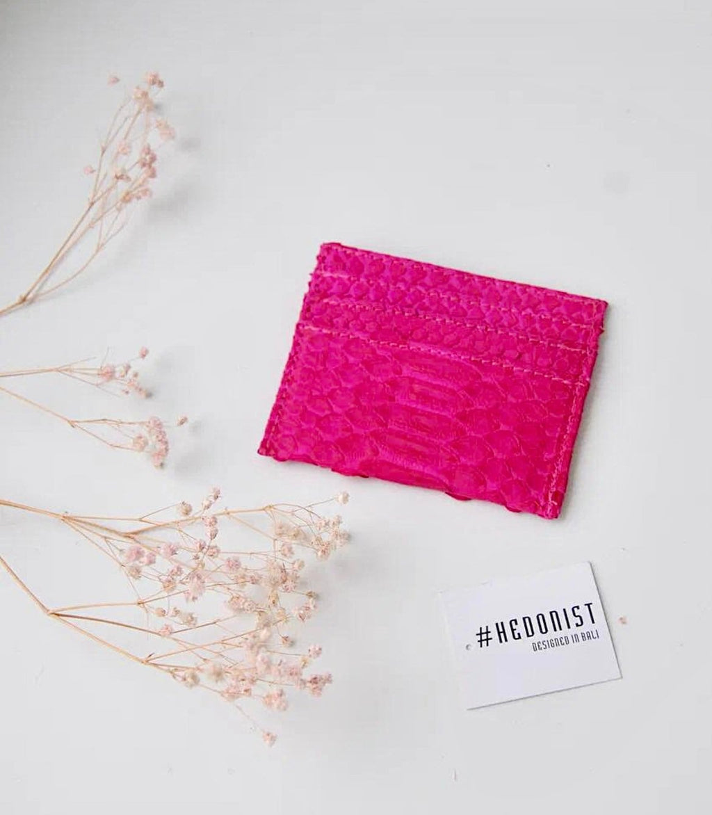 READY TO SHIP Genuine python skin creditcards holder
