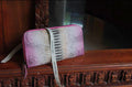 Genuine Python Skin Wallet — Light Pink