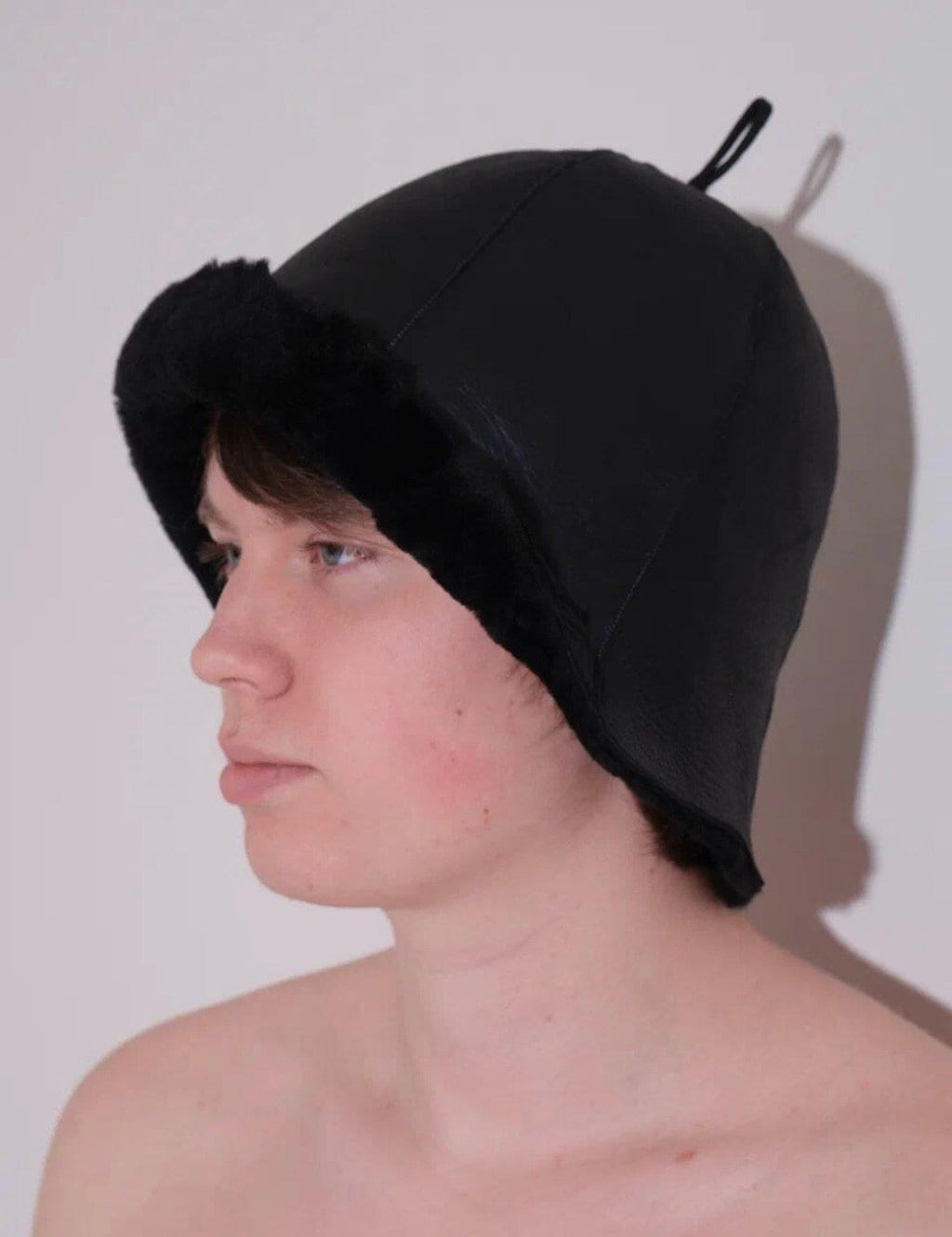 Genuine Shearling Fur Sauna Hat — Unisex
