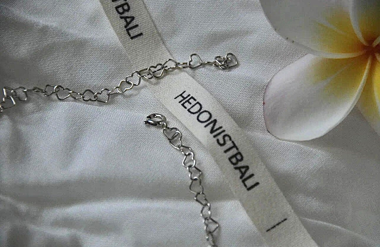 Sterling Silver Heart Choker Necklace