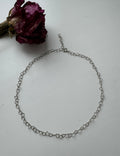 Sterling Silver Heart Choker Necklace