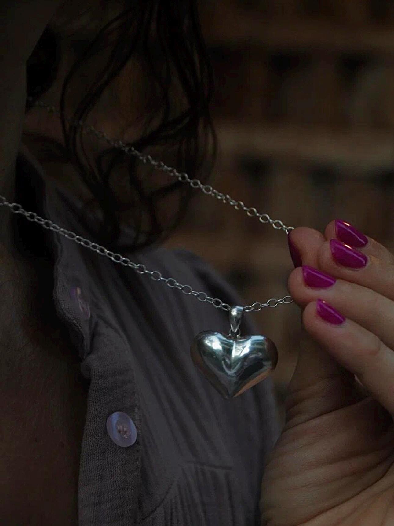 Sterling Silver Heart Pendant Necklace