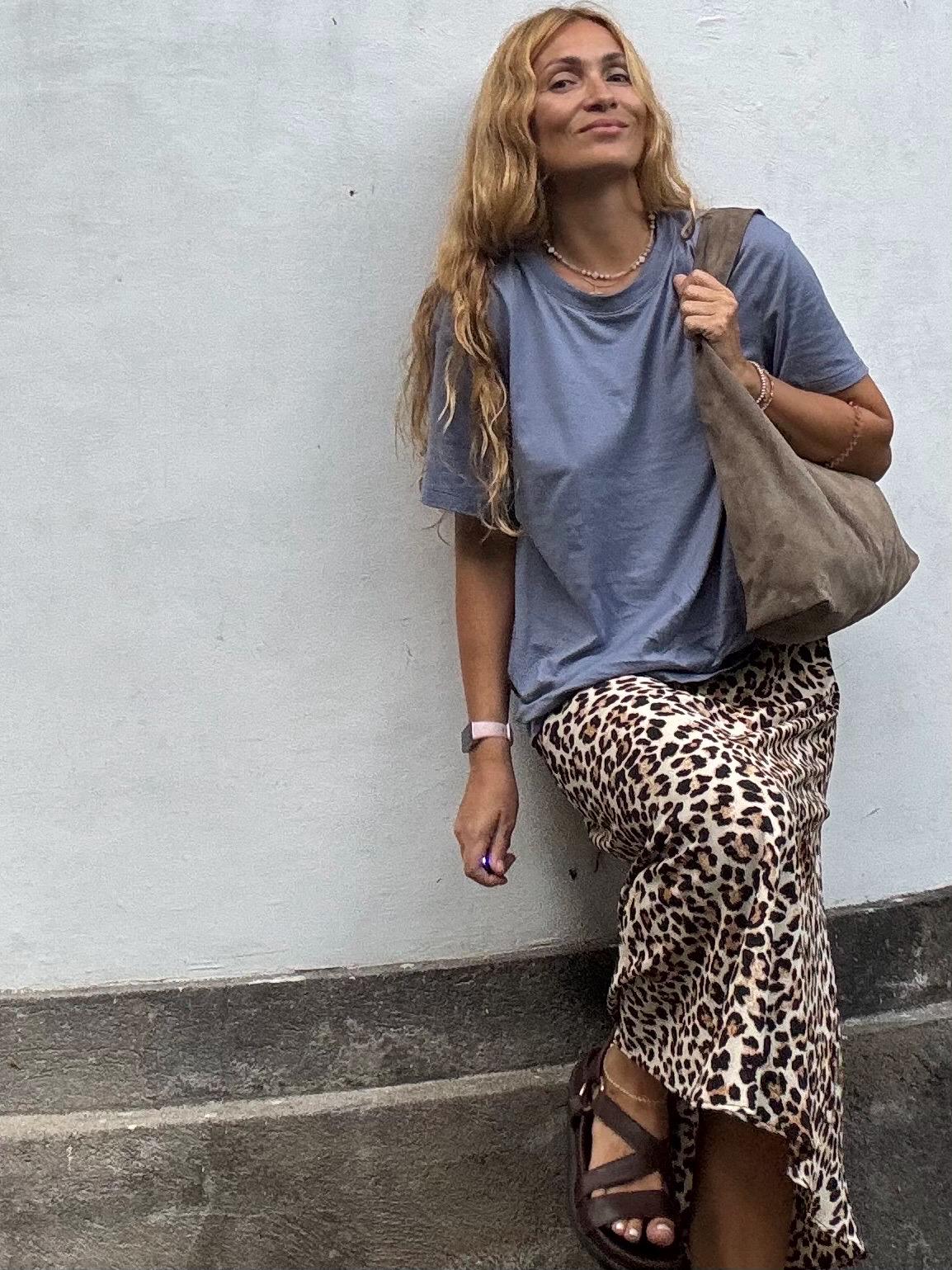Soft Hobo Suede Lambskin Bag — Gray