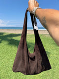 Medium Soft Hobo Brown Classy Sport Woman Bag