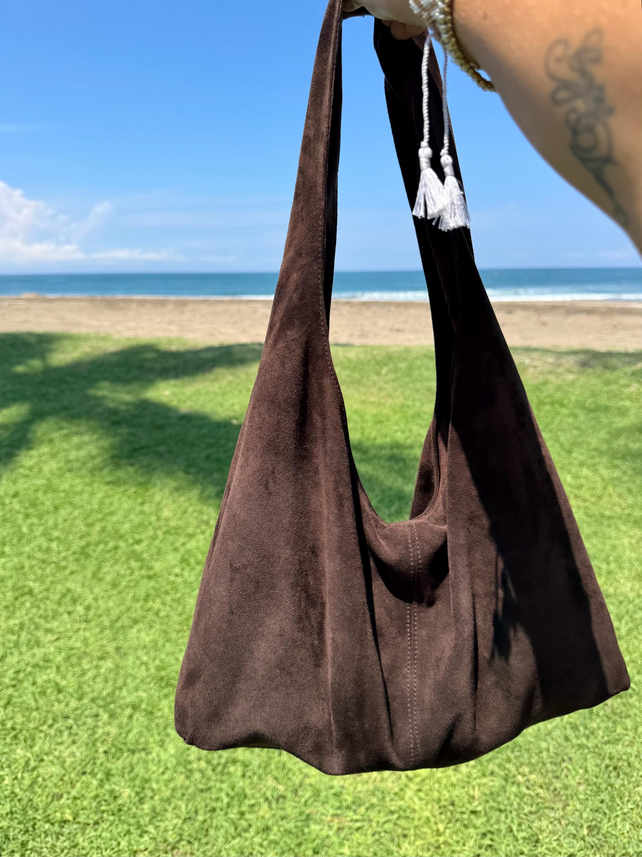 Medium Soft Hobo Brown Classy Sport Woman Bag