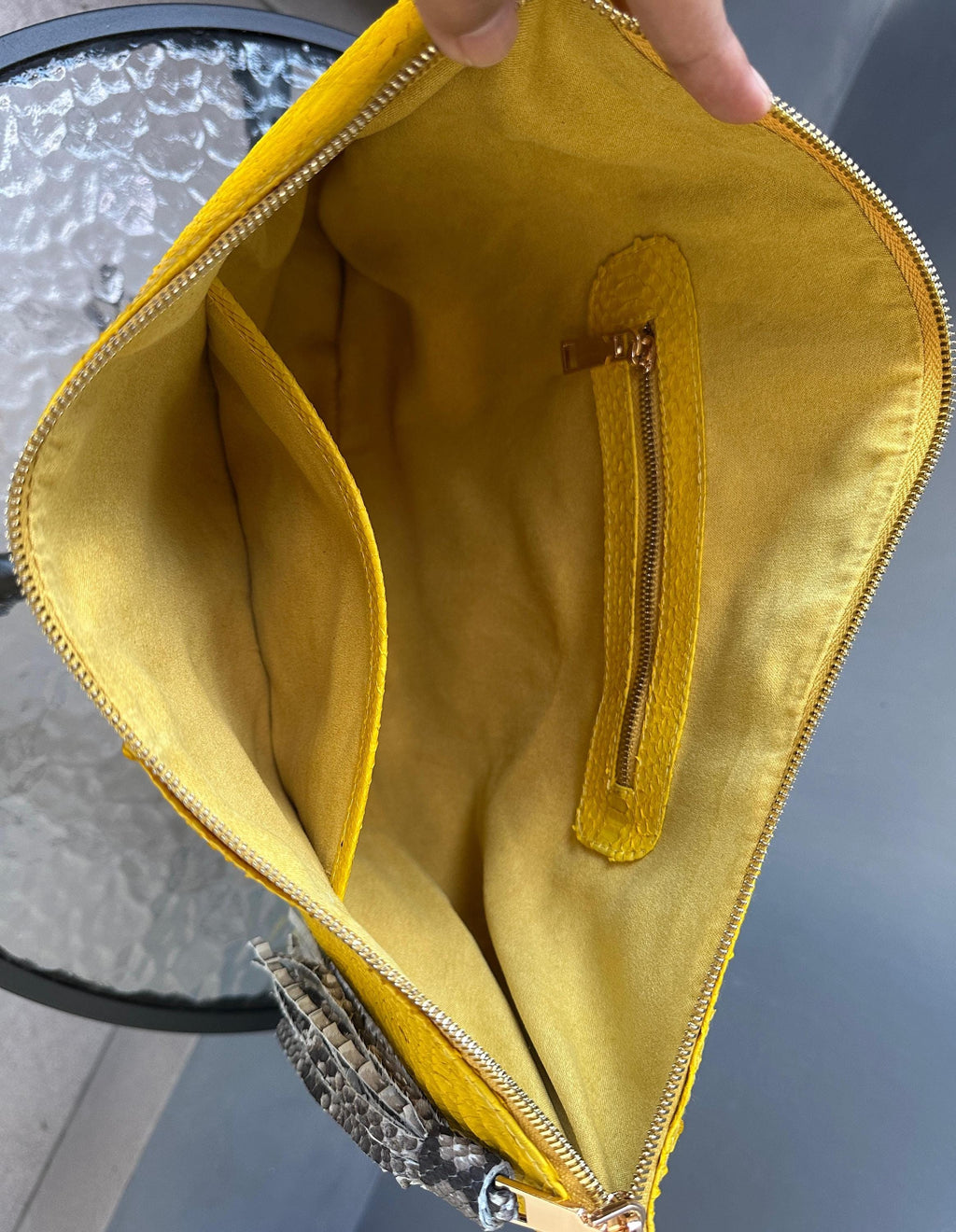 Genuine Python Skin Laptop Case