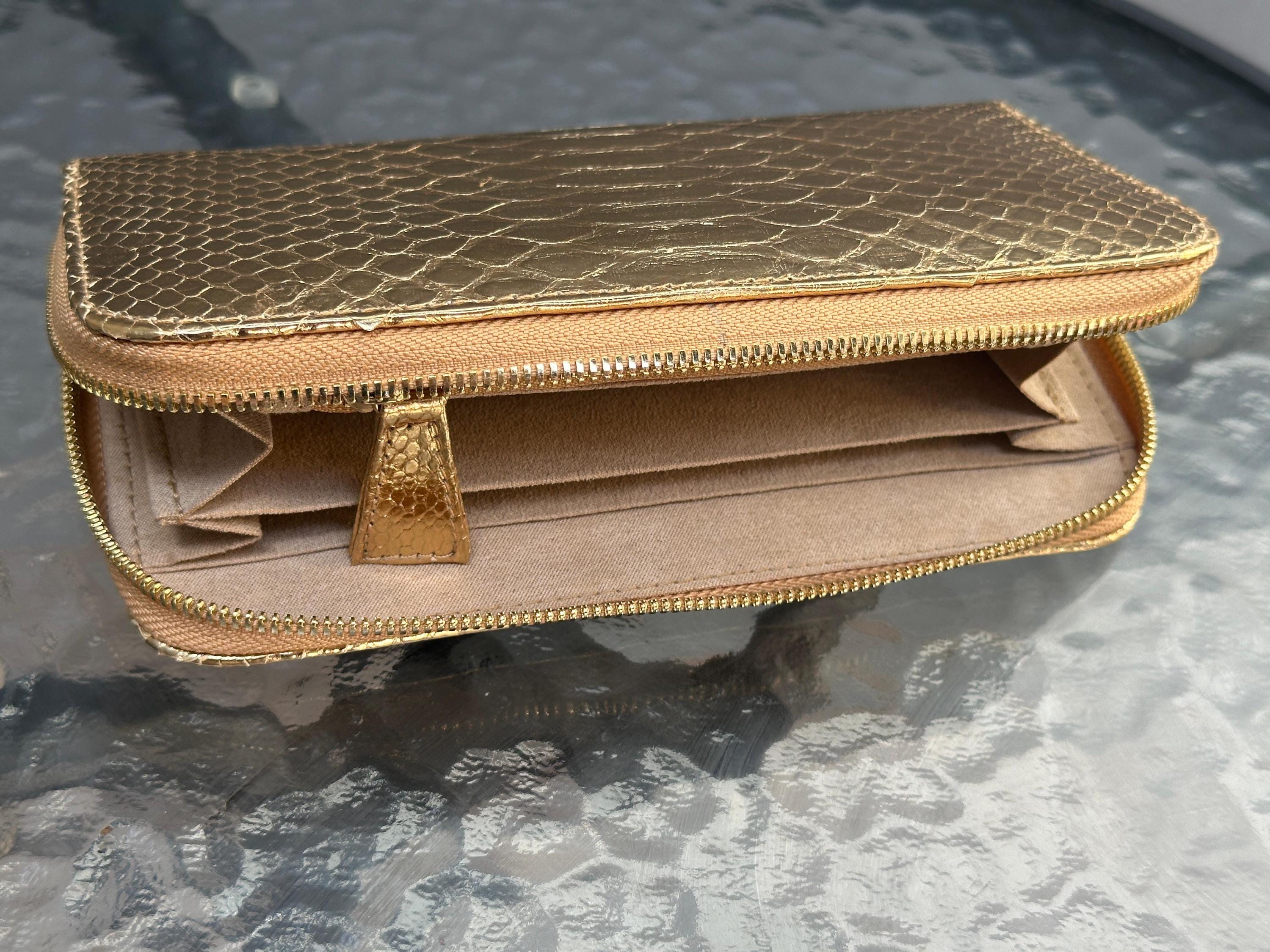 Wallet Gold Python Skin