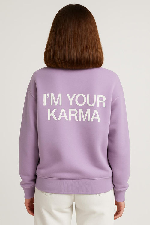 Comfy Loose Fleece Sweatshirt — Very Peri