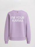 Comfy Loose Fleece Sweatshirt — Very Peri