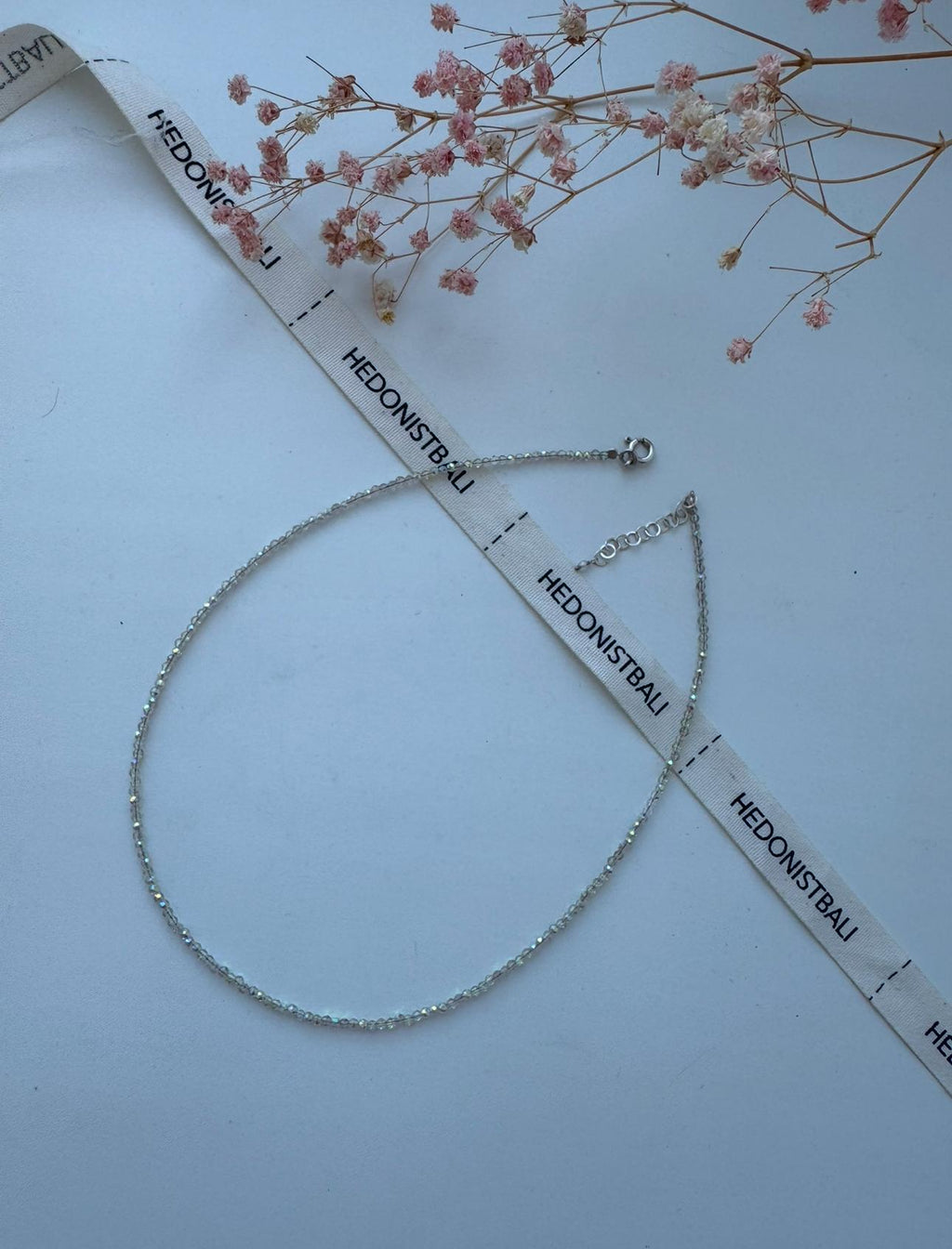 Crystal Choker Necklace — Minimalist Rhinestone