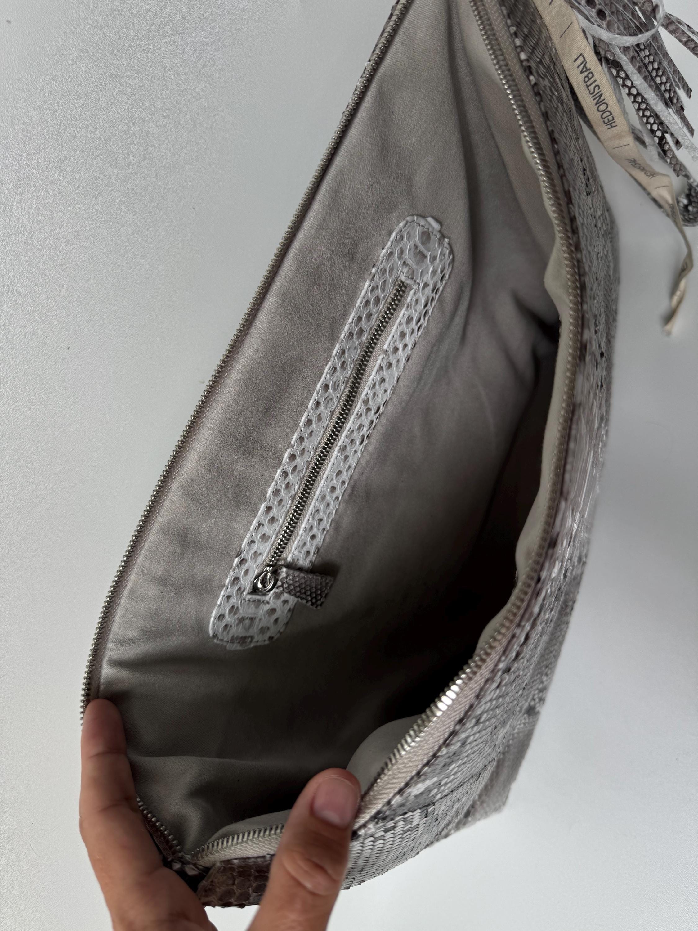 Genuine Python Skin Laptop Case — Yellow