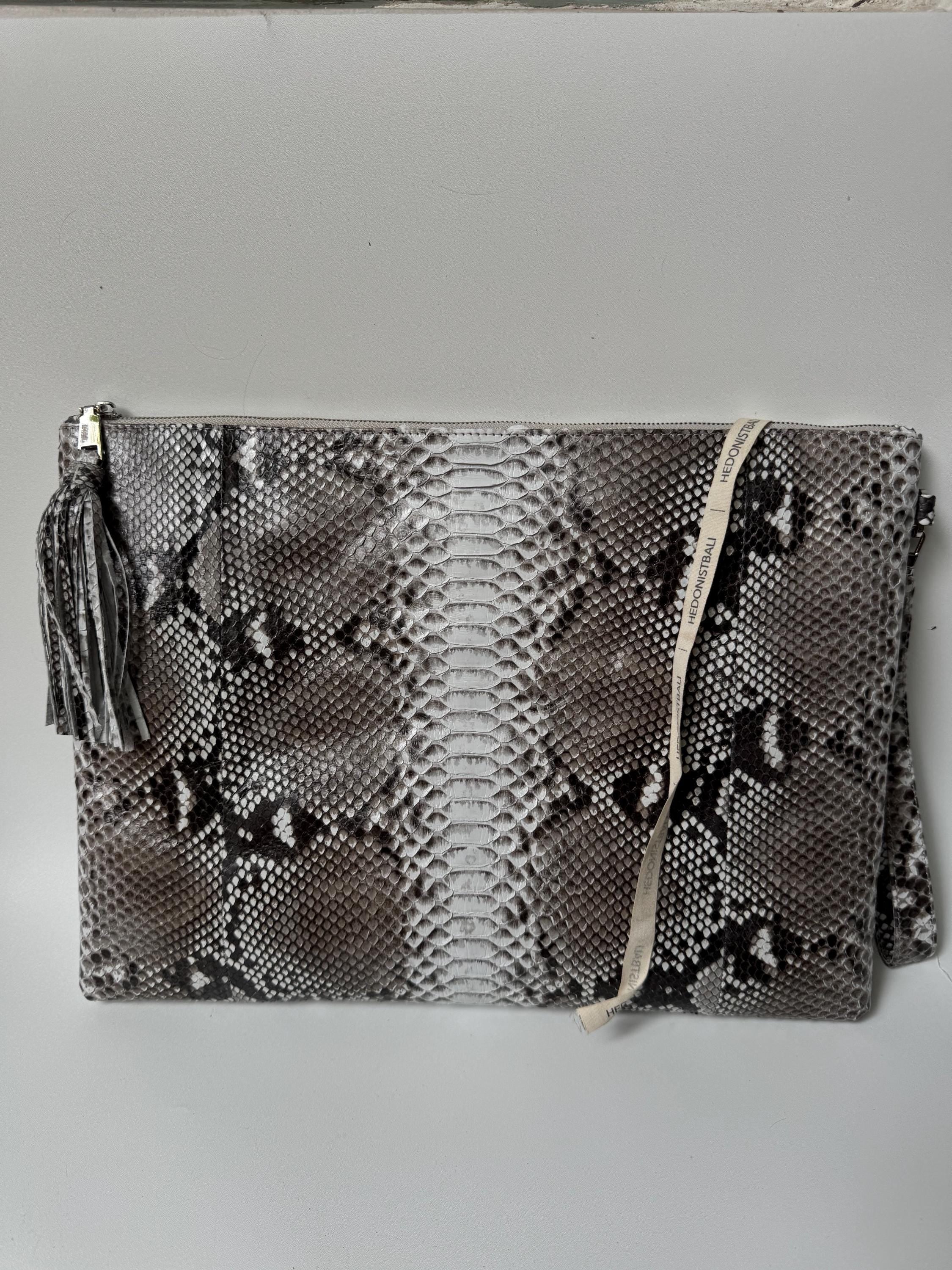 Genuine Python Skin Laptop Case — Yellow