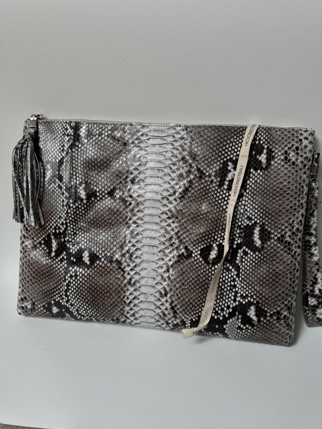Genuine Python Skin Laptop Case — Yellow
