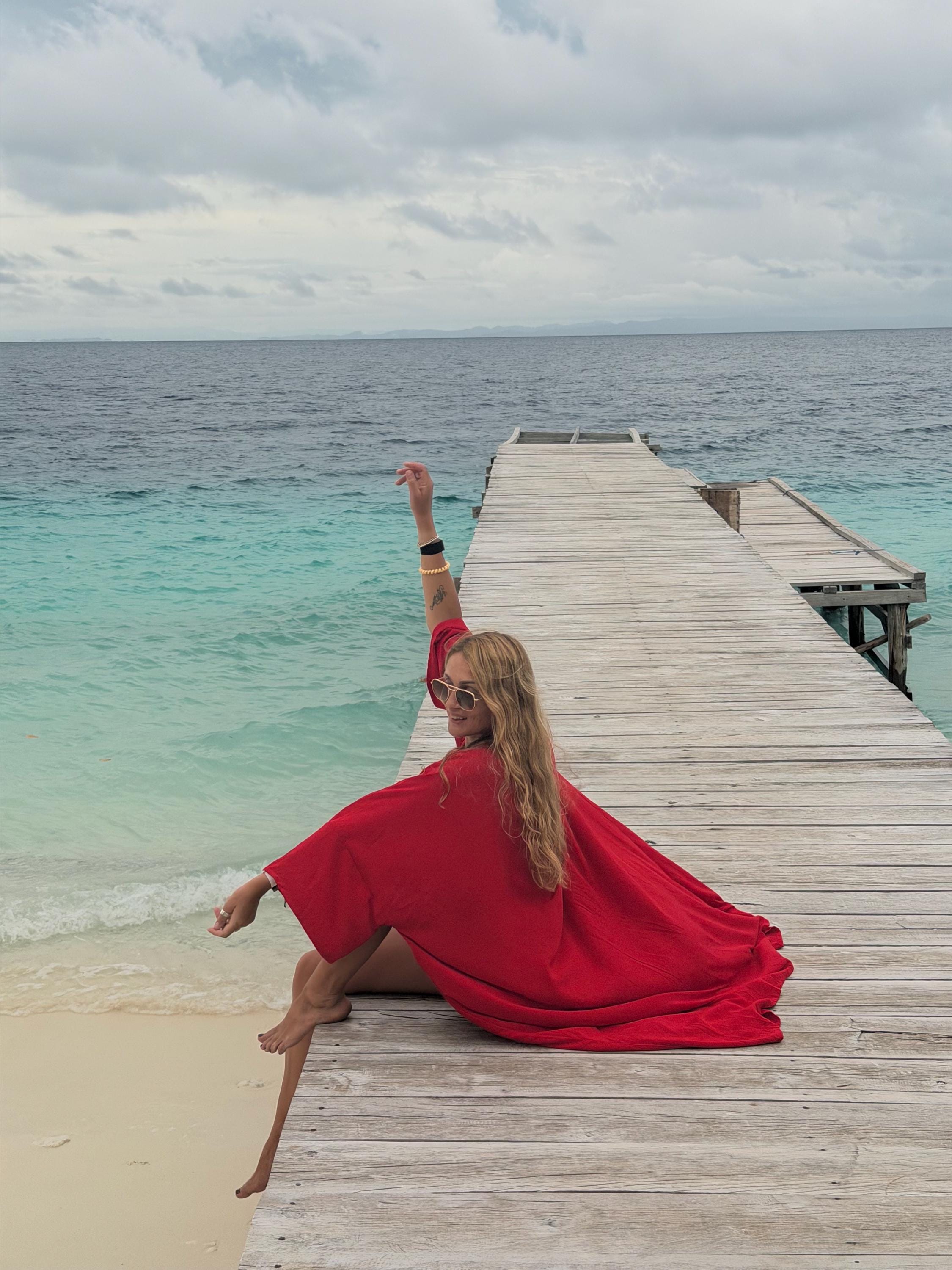 Beach Kimono — Red Hot