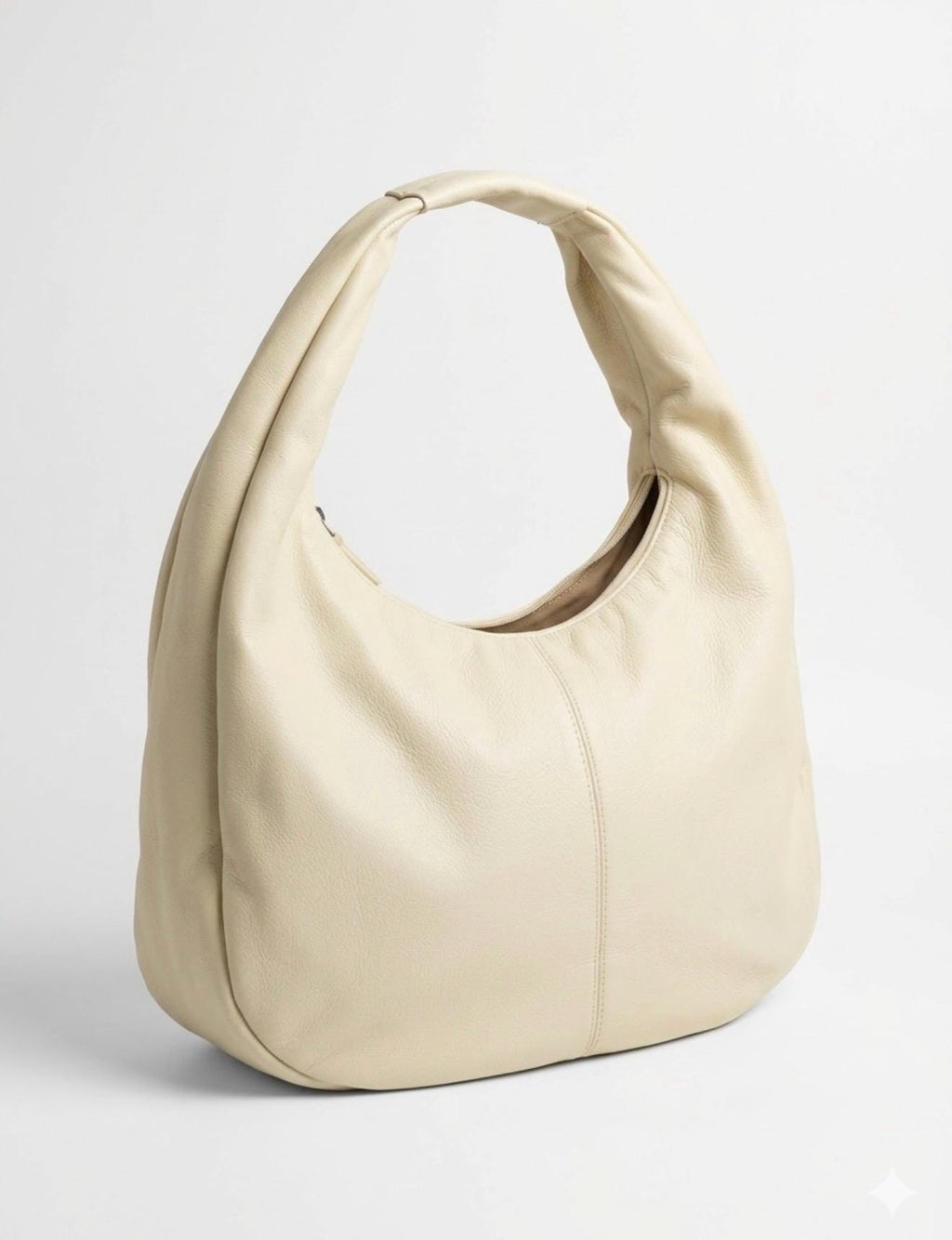 Small Soft Hobo Classy Sport Woman Bag | Purse Genuine Lamb Skin | Hansmade bags | Butter Yellow Elegant Leather Designer Soft Bag