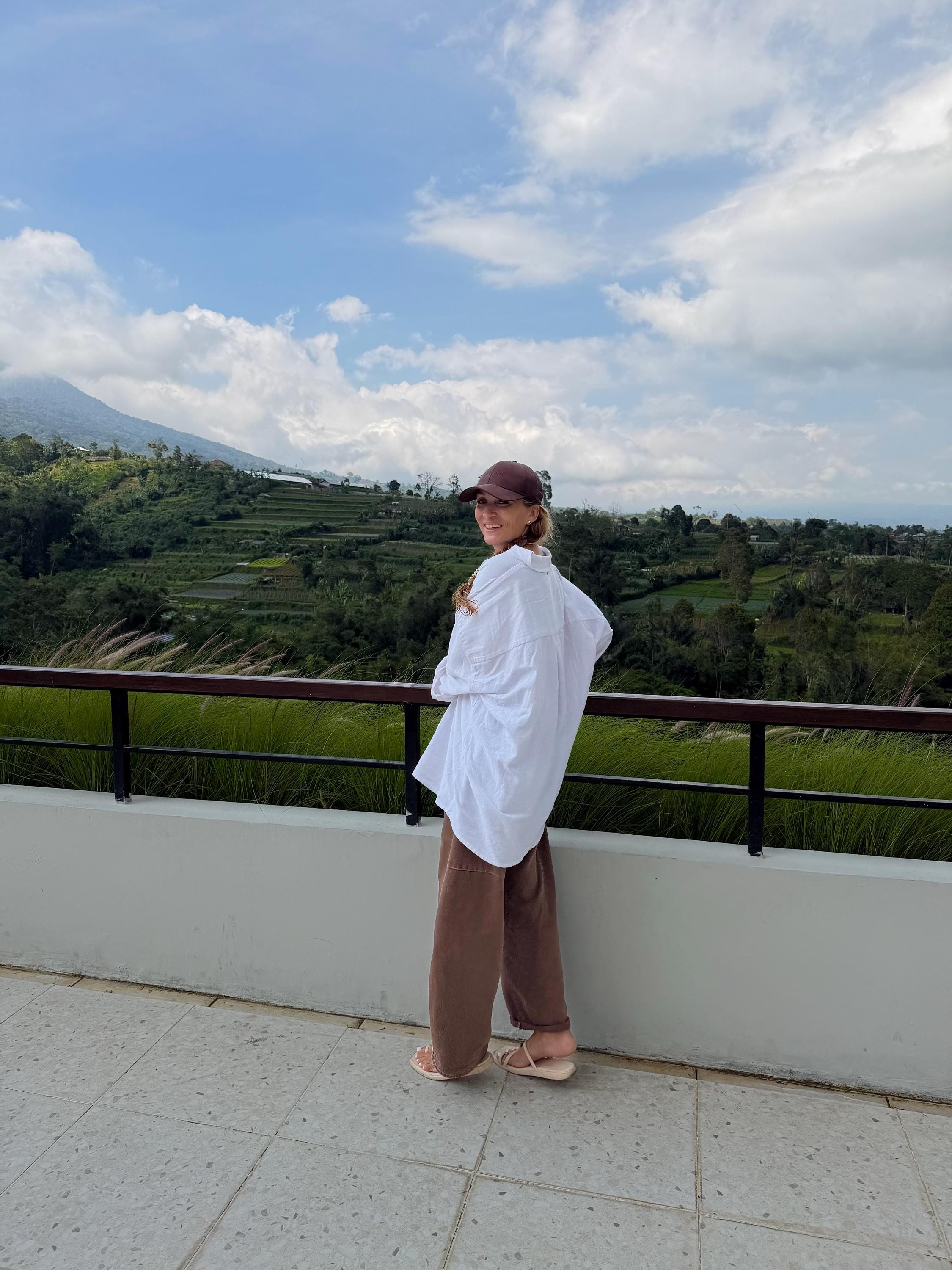 Oversized White Linen Shirt MALDI