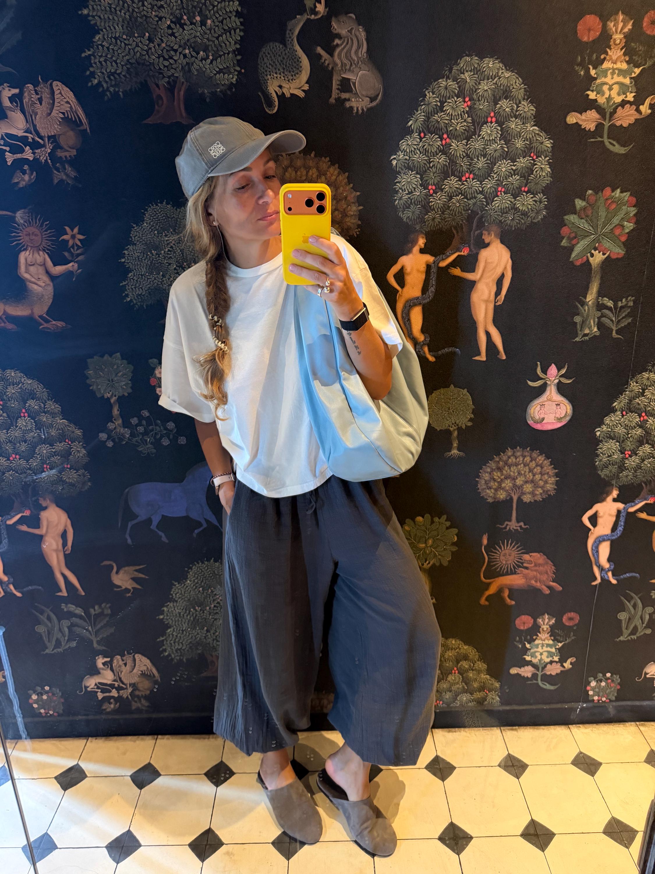 Big Soft Hobo Classy Sport Woman Bag | Purse  Baby Blue Genuine Lamb Skin | Hansmade bags | Delicate Blue Elegant Leather Designer Soft Bag