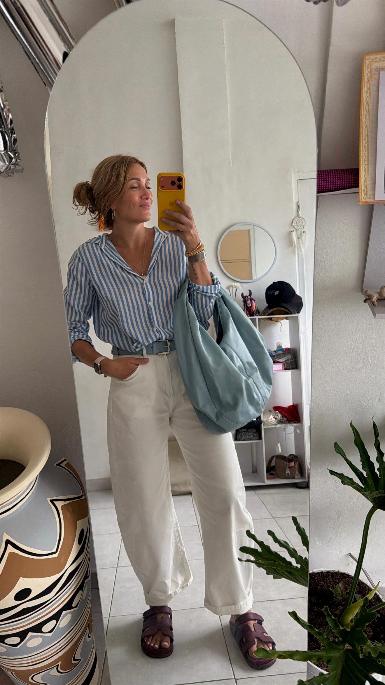 Big Soft Hobo Classy Sport Woman Bag | Purse  Baby Blue Genuine Lamb Skin | Hansmade bags | Delicate Blue Elegant Leather Designer Soft Bag